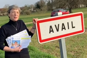 Tractage et rencontre avec les habitants à Avail